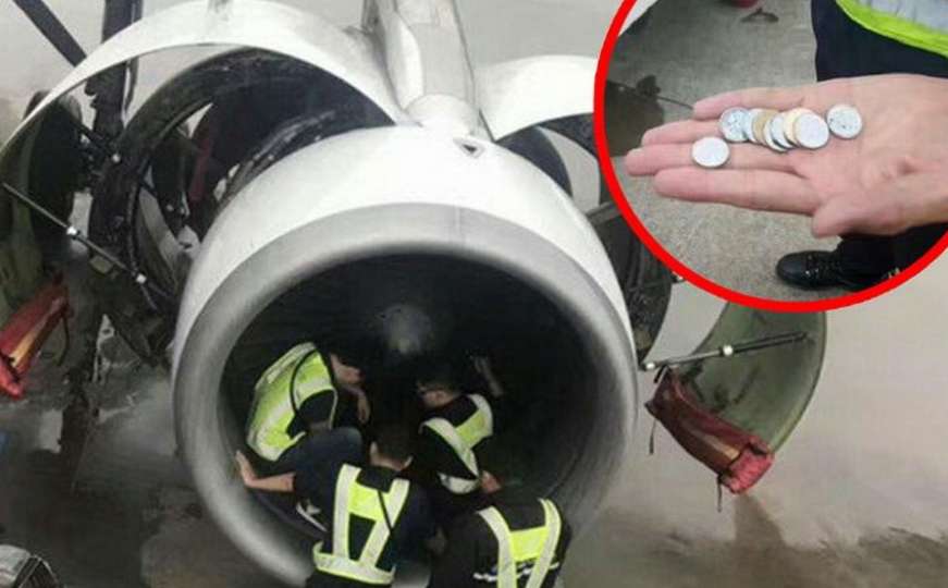 Starica ubacivala kovanice u motor aviona za sreću, pa uhapšena