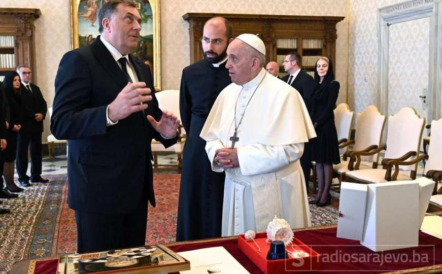 Mektić šaljivo prokomentarisao posjetu Milorada Dodika papa Franji