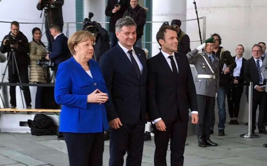 Merkel i Macron dočekali Zvizdića: Tenzije na zapadnom Balkanu nikome ne koriste