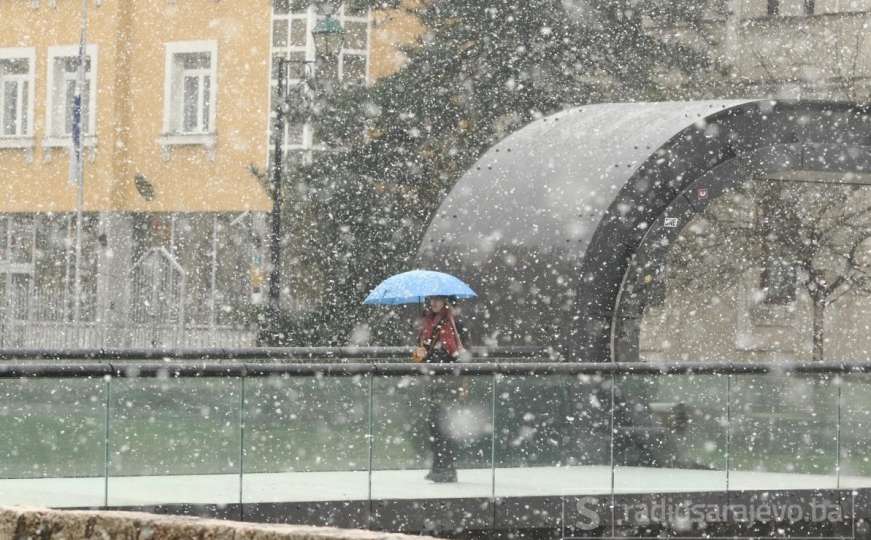 Hladni arktički talas: U nedjelju u Bosnu i Hercegovinu stižu i snježne padavine