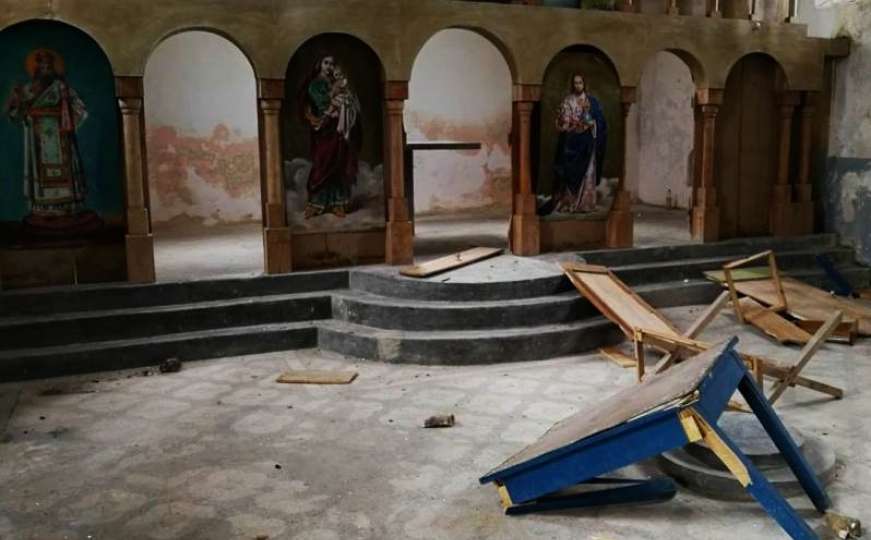 Vandali devastirali pravoslavni Hram kod Kupresa, sveštenik: Strah nas je