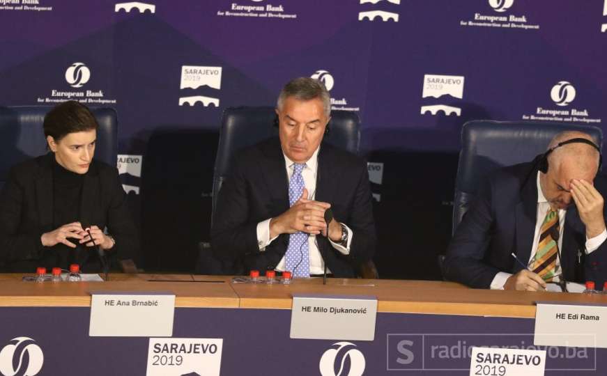 Šta su Ana Brnabić, Milo Đukanović, Edi Rama i Zoran Zaev rekli danas u Sarajevu
