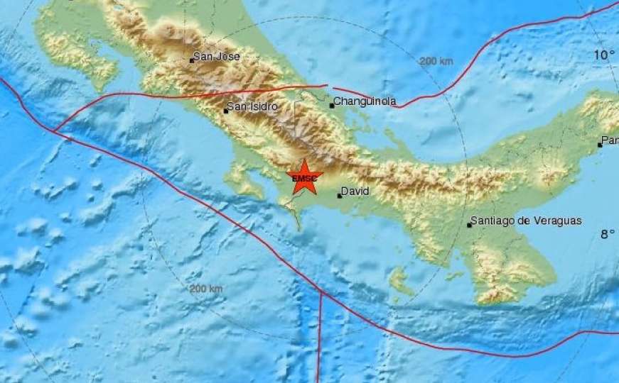 Snažan zemljotres pogodio Panamu