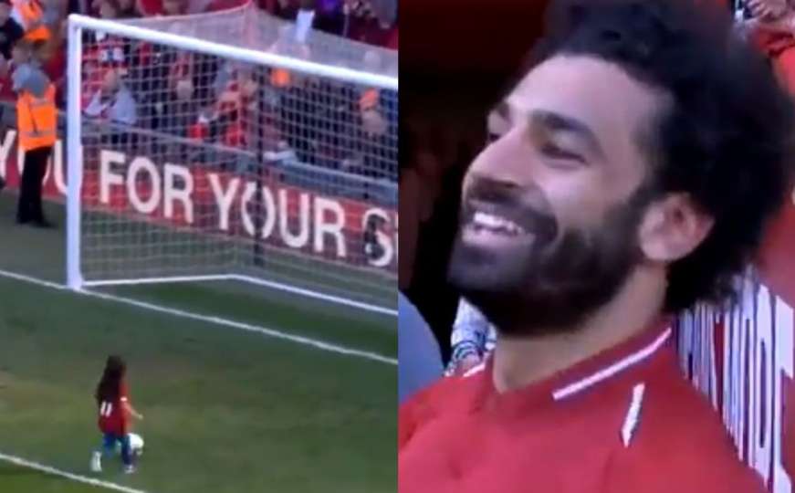 Video koji će osvojiti vaša srca: Salahova kćerkica i Liverpoolov kop