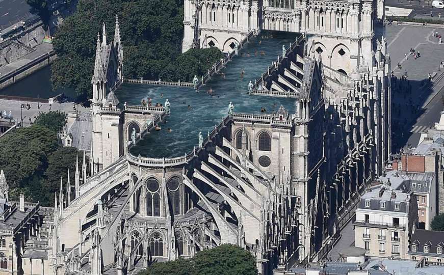 Još jedan prijedlog kako obnoviti Notre Dame: Na krovu da bude bazen