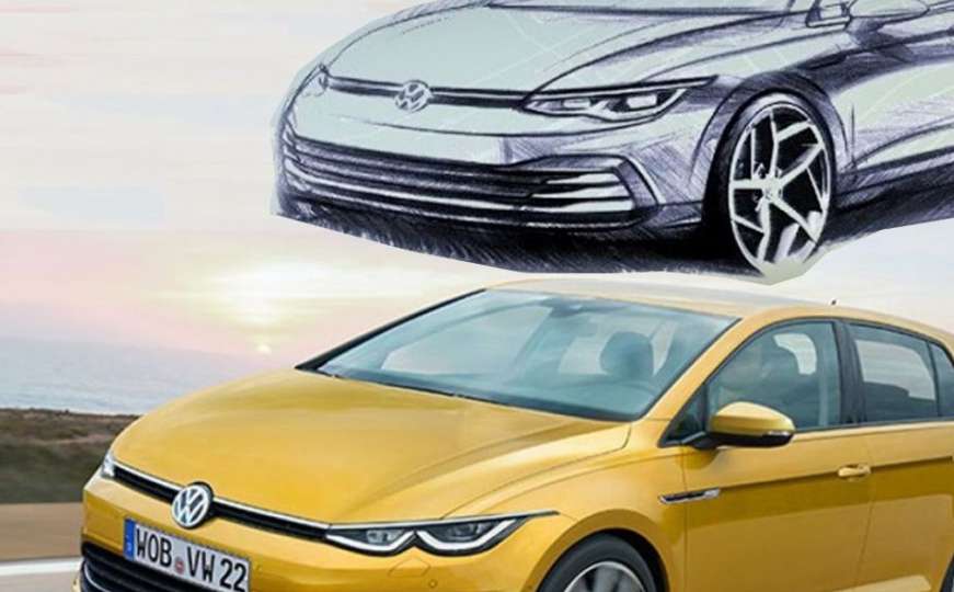 Golf "osmica" više nije tajna: VW-ove skice identične su špijunskim slikama