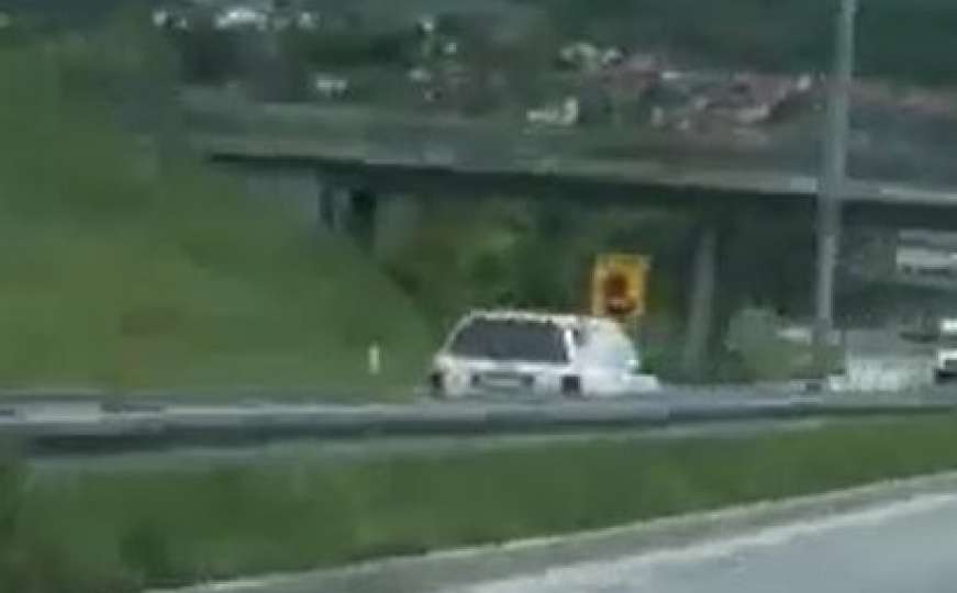 Novi zastrašujući snimak vožnje u suprotnom smjeru s autoputa A-1 
