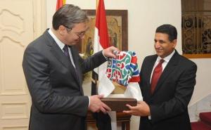Aleksandar Vučić na iftaru u ambasadi Egipta