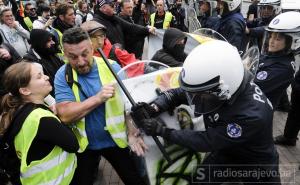 Na protestima "žutih prsluka" u Briselu sukobi demonstranata i policije