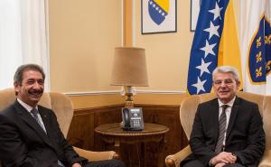 Džaferović sa ambasadorom Palestine razgovarao o situaciji na Bliskom Istoku 