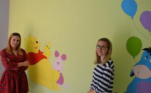 Studentice ALU od svog džeparca oslikale zidove Odjela pedijatrije u Općoj bolnici