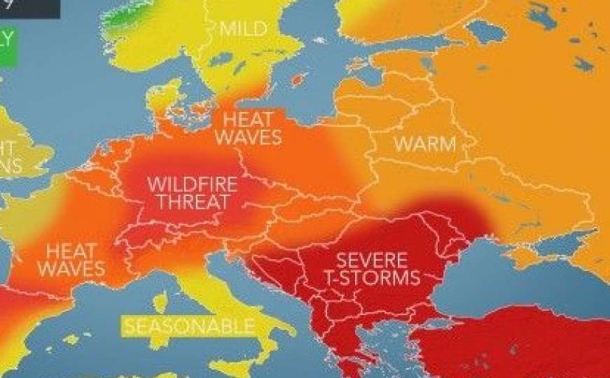 Ljeto na 40 stepeni: Crveni alarm i za Bosnu i Hercegovinu