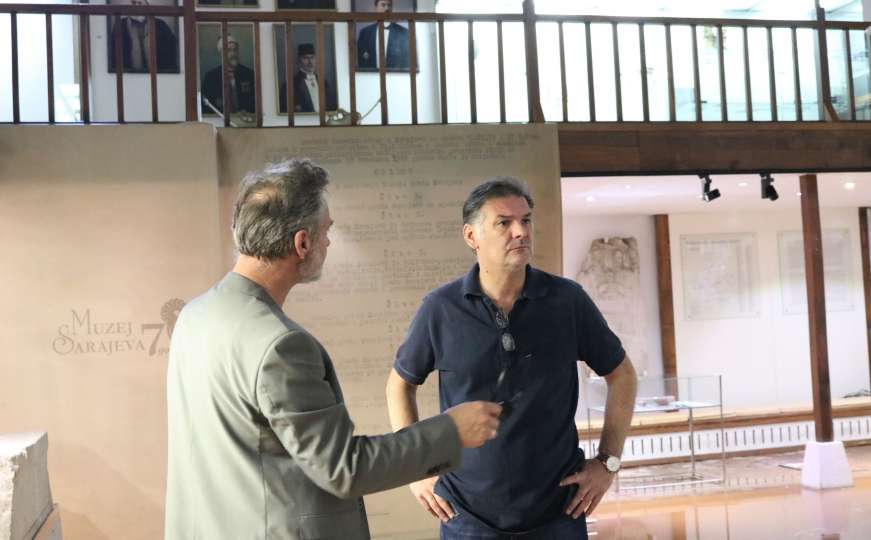 Ministar Mirvad Kurić posjetio Brusa-bezistan i galeriju Collegium Artisticum