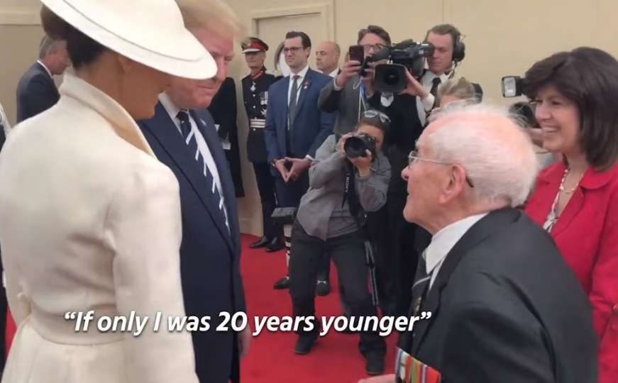 93-godišnji veteran Drugog svjetskog rata flertovao s Melanijom Trump