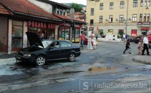 Požar u Sarajevu: Na Baščaršiji gorio automobil