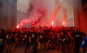 Korteo bh. navijača, ulicama Torina odjekuje: Naprijed Bosno, ljubavi moja