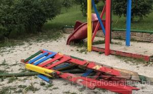 Za svaku osudu: Nepoznati vandali demolirali park na Betaniji