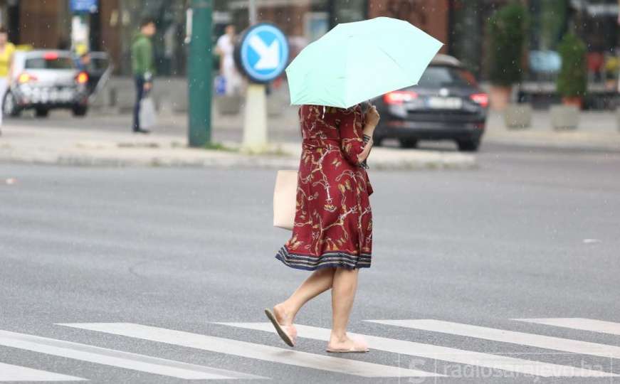 Od sunca do padavina: Kiša okupala Sarajevo 