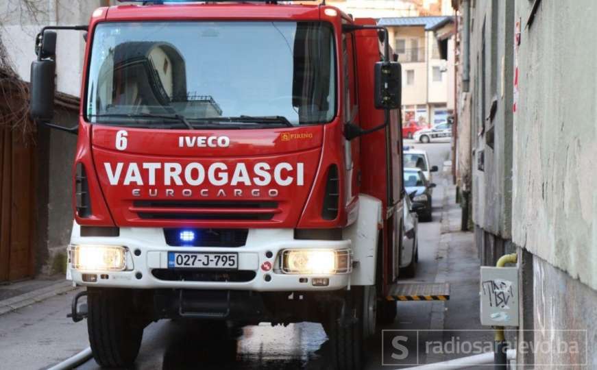 Požar u Sarajevu, zapalio se stan