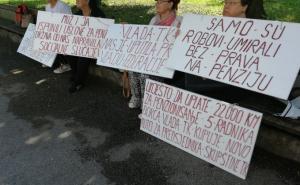 Radnice iz Banovića dolaze pred zgradu Vlade FBiH tražiti svoja prava