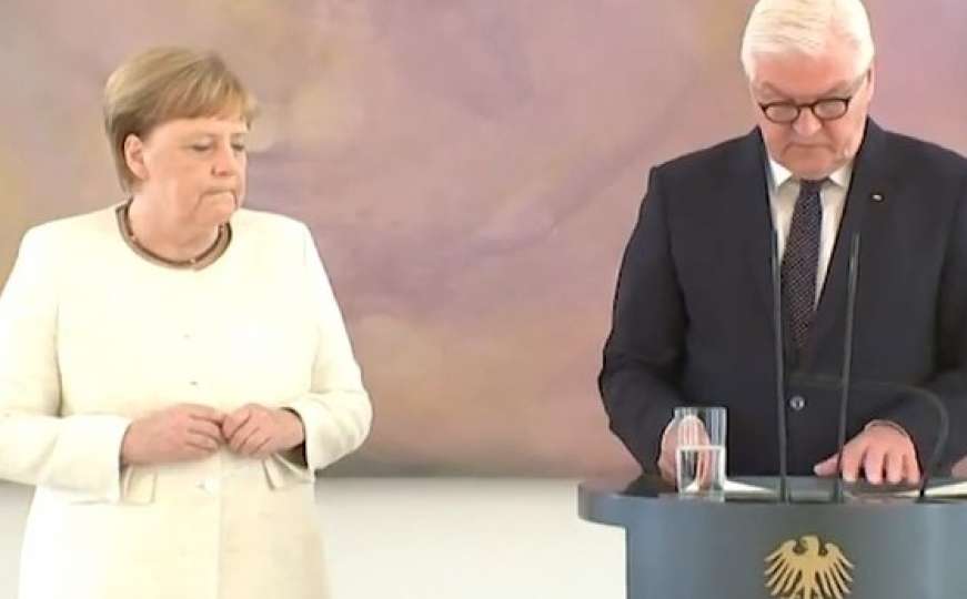 Merkel zabrinula sve: Ponovo drhtala na događaju u Berlinu