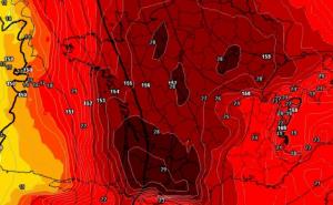 Vrućine haraju Evropom: Mapa iznad Francuske bukvalno u obliku "mrtvačke glave"