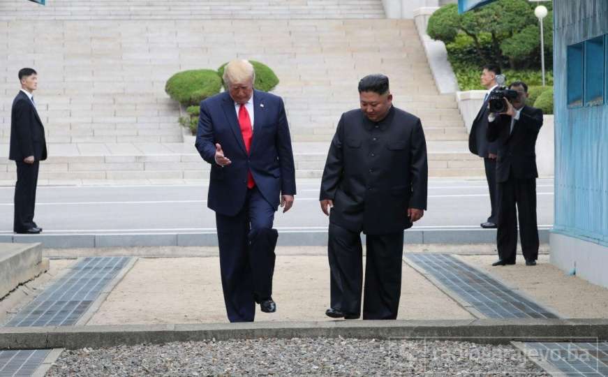 Trump je prvi predsjednik SAD-a koji je kročio na tlo Sjeverne Koreje