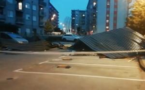 Snažno nevrijeme zahvatilo Zagreb: Vjetar čupao krovove