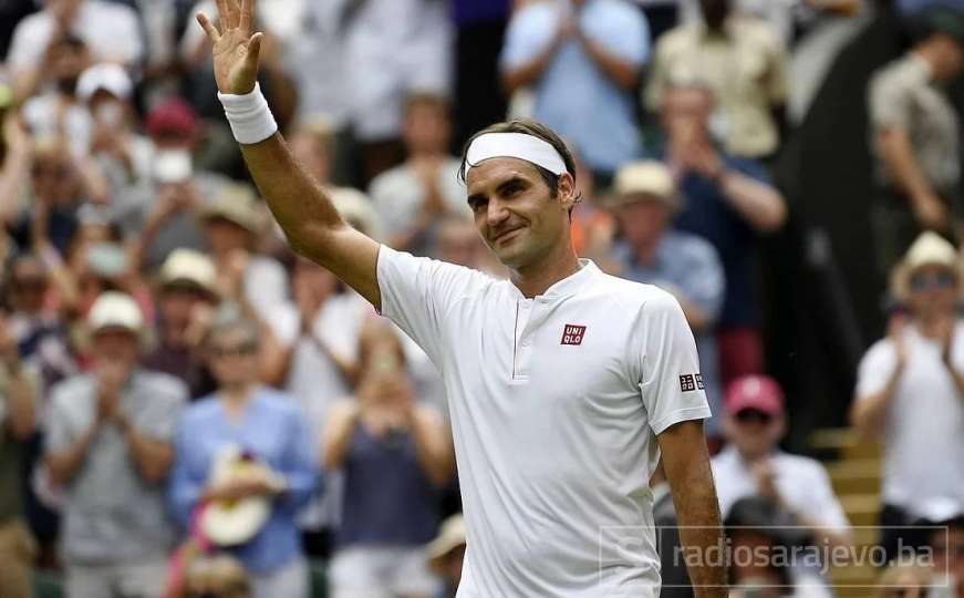 Federerov sin ukrao show na Wimbledonu: Na tribinama izvodio grimase
