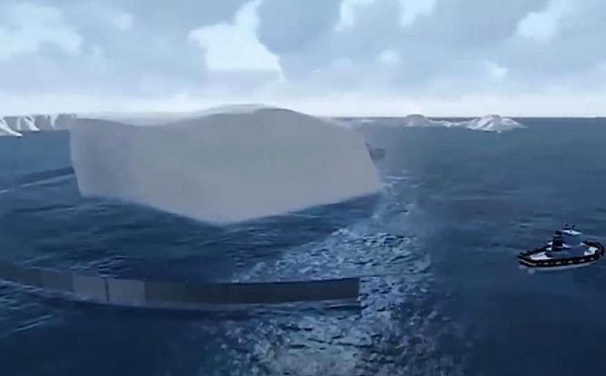 Nevjerovatan plan: Milijarder sa Antarktika donosi santu leda u UAE