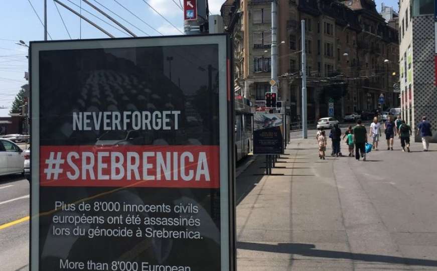 Grad Lausanne odao počast žrtvama genocida u Srebrenici