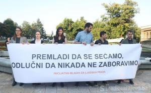 Beograd: Mladi obilježili 24. godišnjicu genocida u Srebrenici