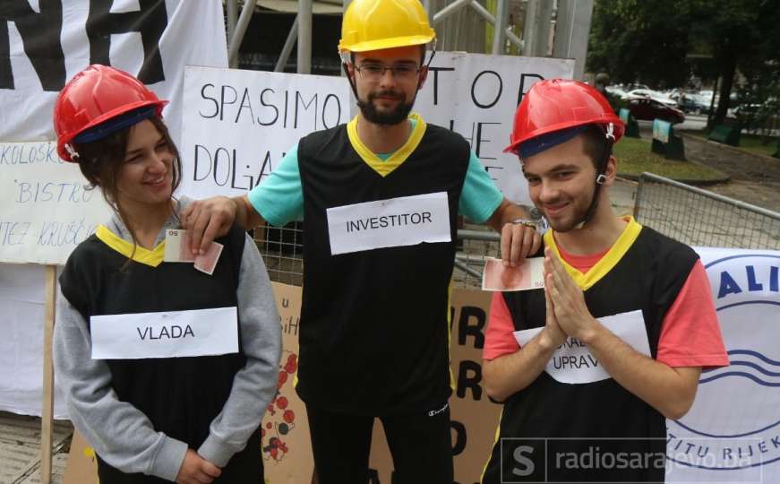 Aktivisti u Sarajevu: Hidrocentrale uništavaju naše rijeke, našu prirodu... 