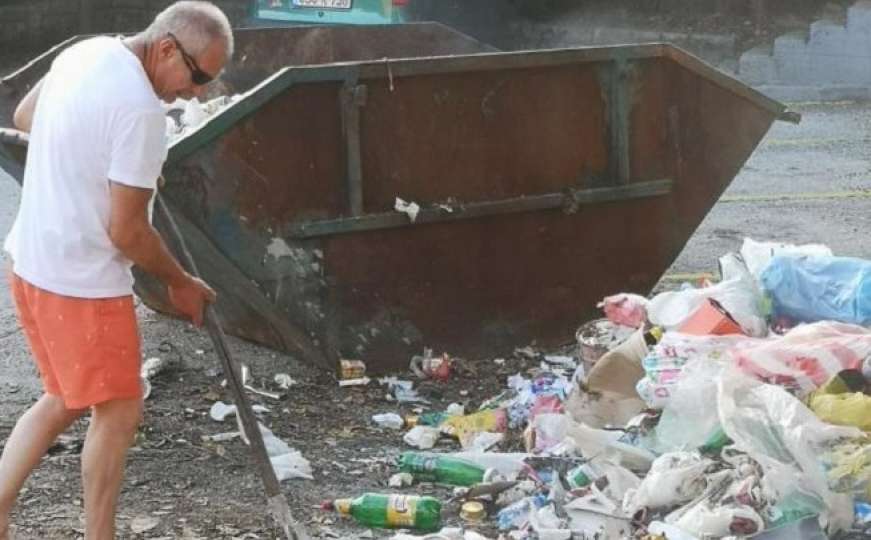 Primjer svima: Norvežanin na godišnjem u Mostaru čistio kontejnere u kvartu