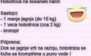 Recepti: Hobotnica na bosanski način