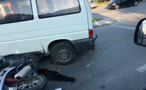 Jedna osoba povrijeđena u sudaru kombija i motocikla u Sarajevu 