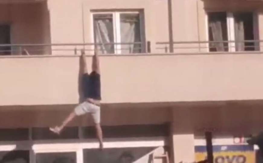 Hit: Mladić iz Užica snimljen kako preko terase bježi iz stana u Budvi