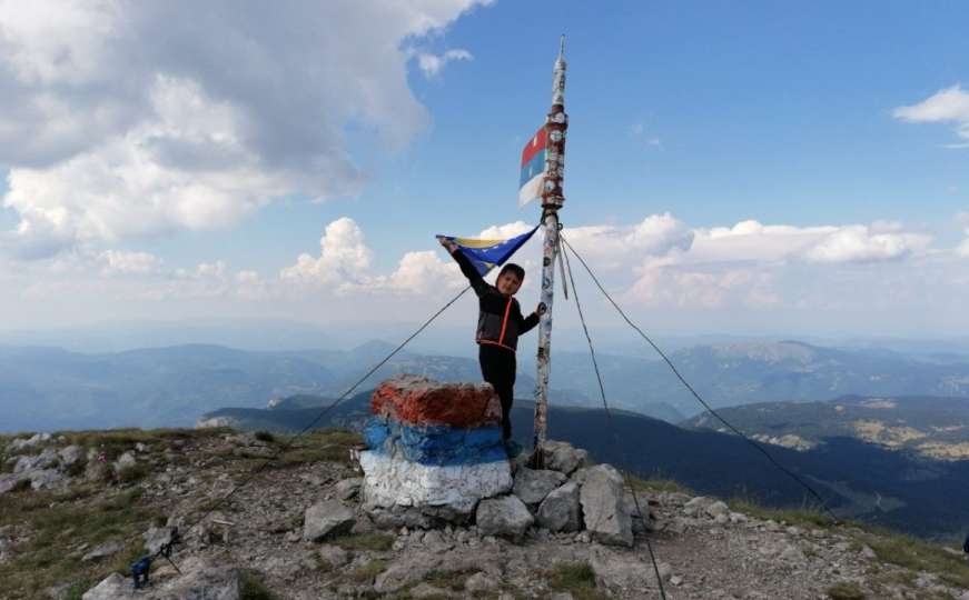 Bravo, hrabrosti draga: Sedmogodišnji Džan se popeo na najviši vrh BiH!