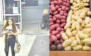 Policija traži ženu koja je ušla u prodavnicu i urinirala po krompirima