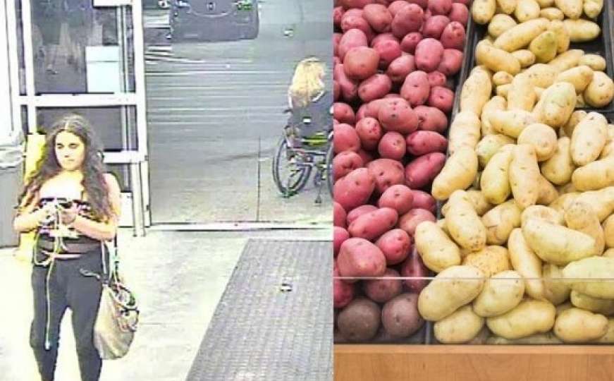 Policija traži ženu koja je ušla u prodavnicu i urinirala po krompirima