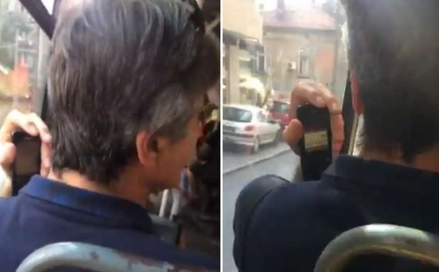 Video iz beogradskog busa: Sjeo je ispred djevojke i onda počeo nevjerovatnu "igru"