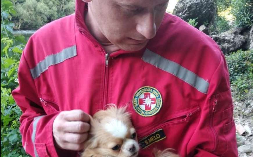 Herojski čin hrabrih GSS-ovaca: Spasili štene iz Neretve