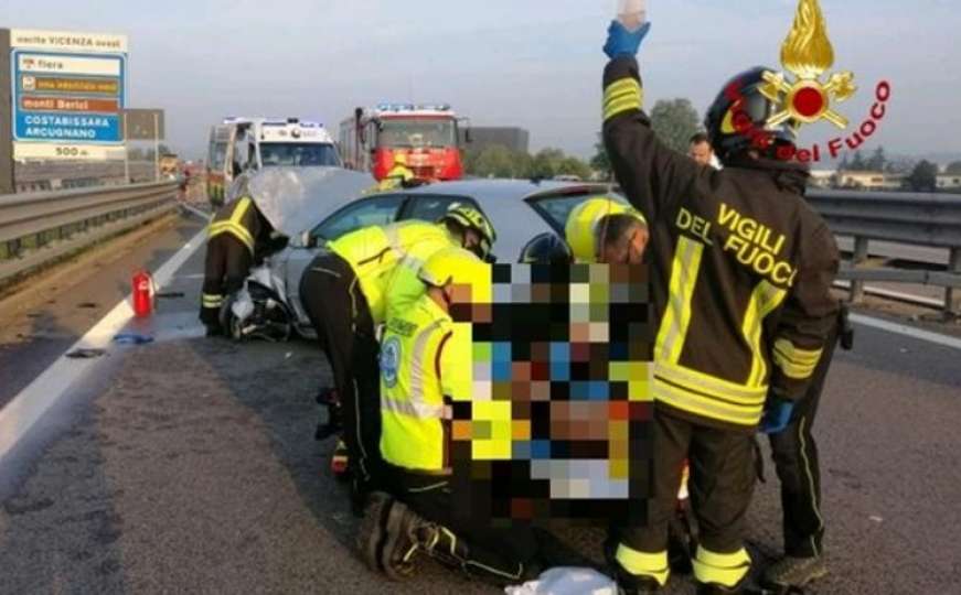 Nakon udesa bio zaglavljen: Državljanin BiH povrijeđen u saobraćajnoj nesreći