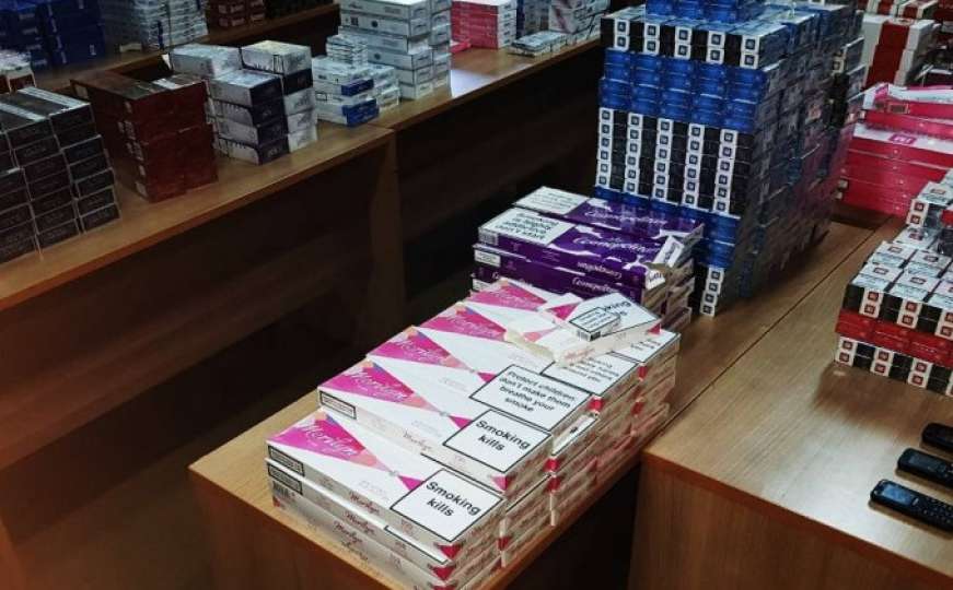 UIO BiH oduzela veću količinu cigareta i duhana u vrijednosti od 56 hiljada KM 