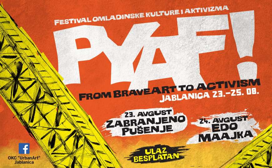 Ne propustite: Festival omladinske kulture i aktivizma u Jablanici 