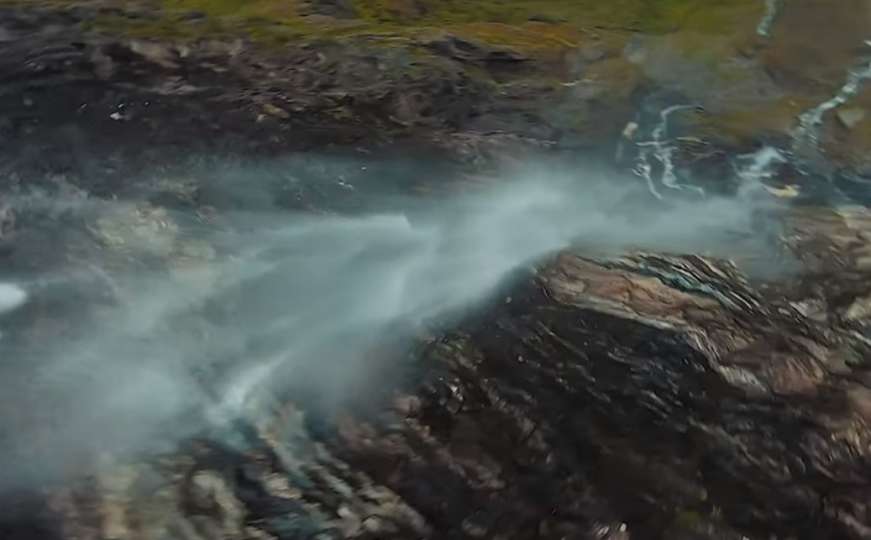 Dronom napravio video vodopada: Snimku je nemoguće opisati riječima