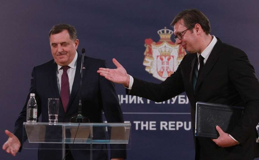 Vučić: Meni baš prija kad je Dodik ovdje, uživam