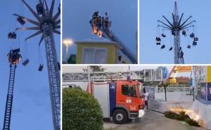 Drama na Jadranu: Pokvario se vrtuljak, ljudi zaglavljeni bili na 30 metara visine