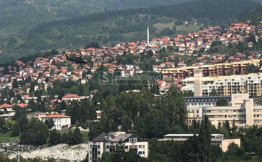 Helikopter Oružanih snaga BiH sa stadiona Koševo otišao po povrijeđenog Spahića