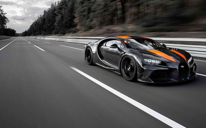 Ostvaren novi rekord u brzini: Bugatti Chiron vozio 490 kilometara na sat